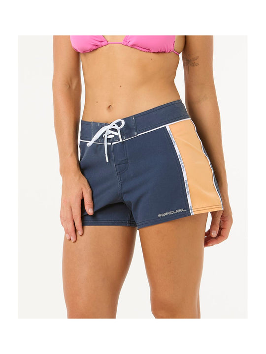 Szorty kąpielowe damskie RIP CURL Las Dalias Performance 3" granatowe
