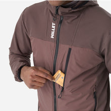 Kurtka outdoorowa męska MILLET M Seneca Hybrid Hoodie M brązowa
