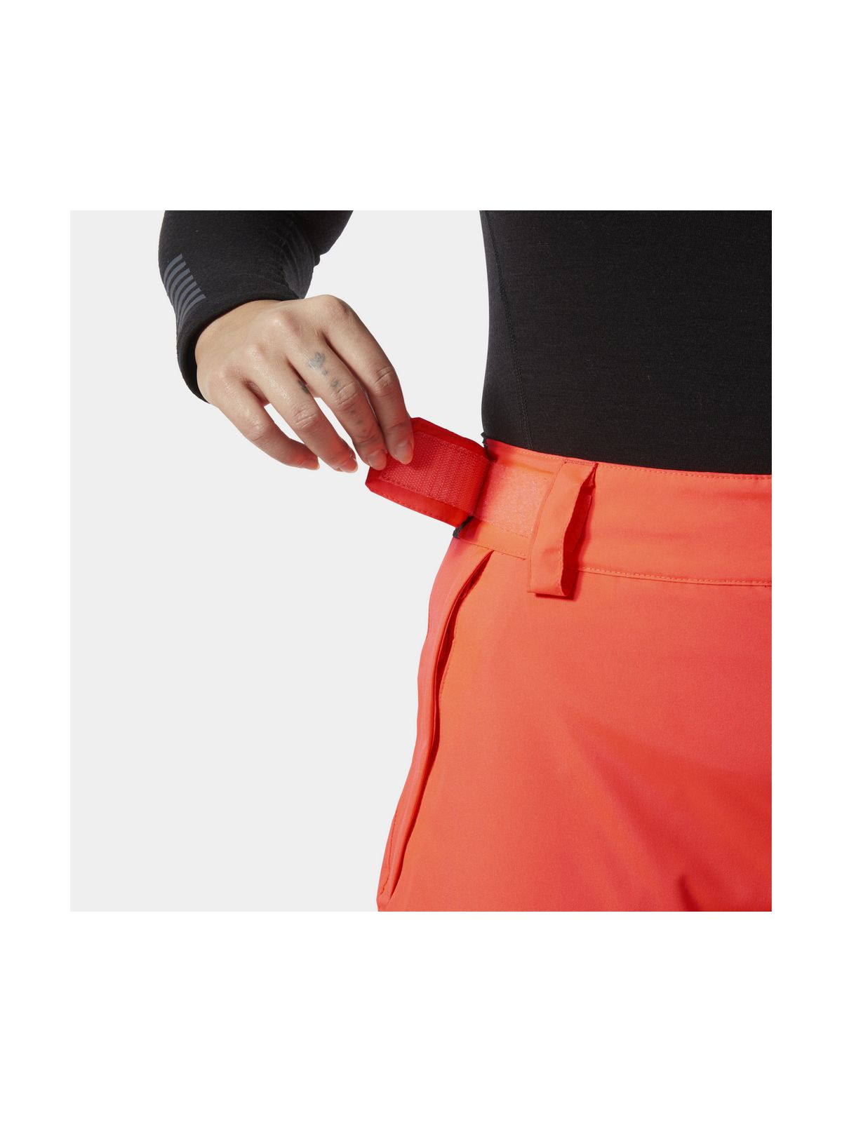 Spodnie narciarskie damskie HELLY HANSEN W SWITCH CARGO 2.0 PANT czerwone