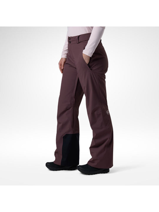 Spodnie narciarskie damskie ROSSIGNOL W 4Ws Blackside Insulated Pant bordowe
