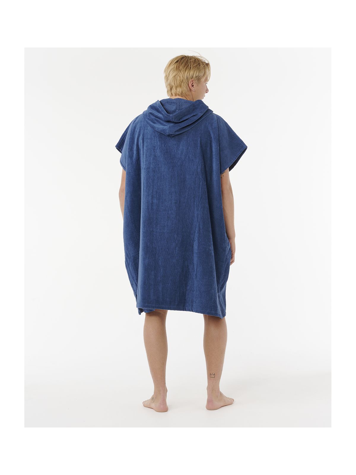 Ponczo męskie RIP CURL Logo Hooded Towel granatowe