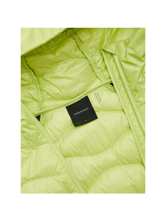 Kurtka PEAK PERFORMANCE Helium Down Hybrid Hood Women żółty

