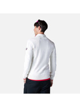 Sweter Rossignol Stripe 1/2 Zip Knit biały
