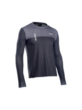 Koszulka rowerowa NORTHWAVE XTRAIL 2 Jersey LS - czarny/szary
