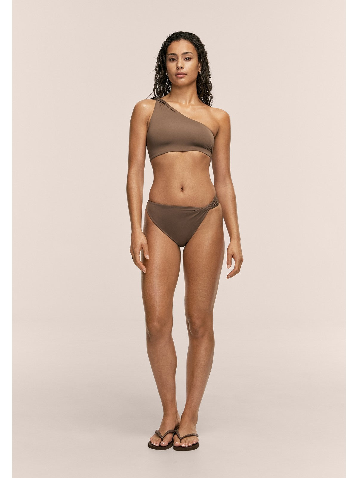 Majtki kąpielowe CASALL Twist Bikini Breif kolor zielony