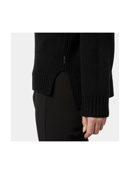 Sweter damski HELLY HANSEN W Bliss Ski Knit Sweater czarny
