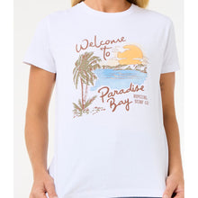 Koszulka RIP CURL Paradise Bay Standard Tee biały
