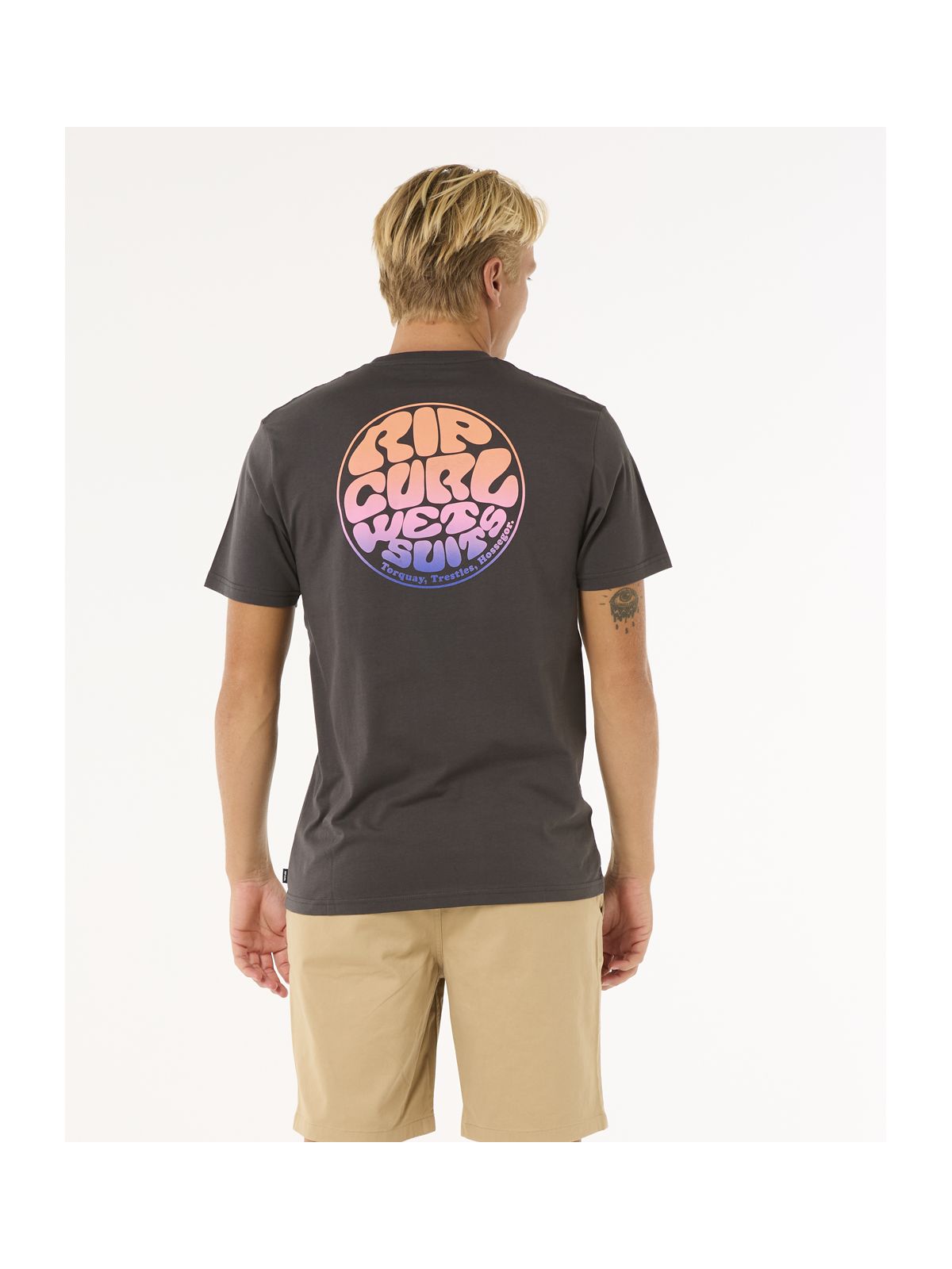 Koszulka RIP CURL Wettie Passage Icon Tee czarny