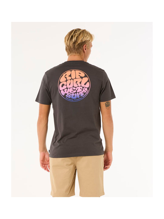 Koszulka RIP CURL Wettie Passage Icon Tee czarny
