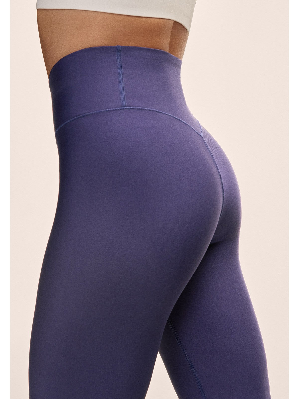 Legginsy damskie Casall Graphic High Waist Tights fioletowy