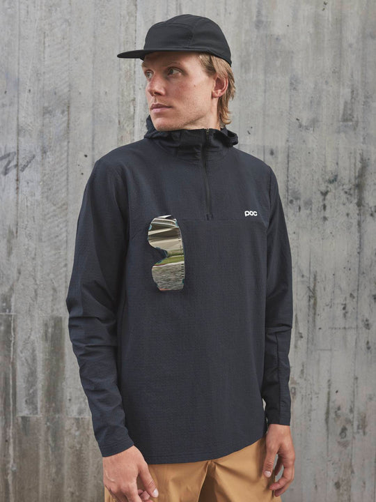 Bluza rowerowa POC M's MANTLE Thermal Hoodie - czarny
