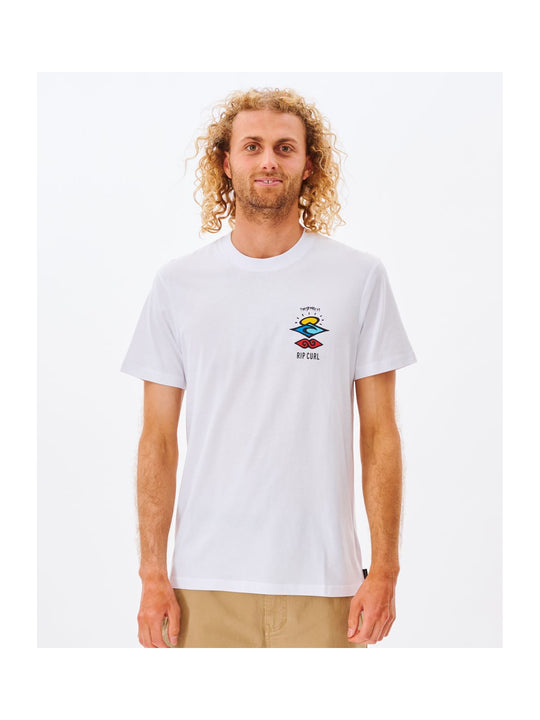 Koszulka RIP CURL Search Icon Tee biały
