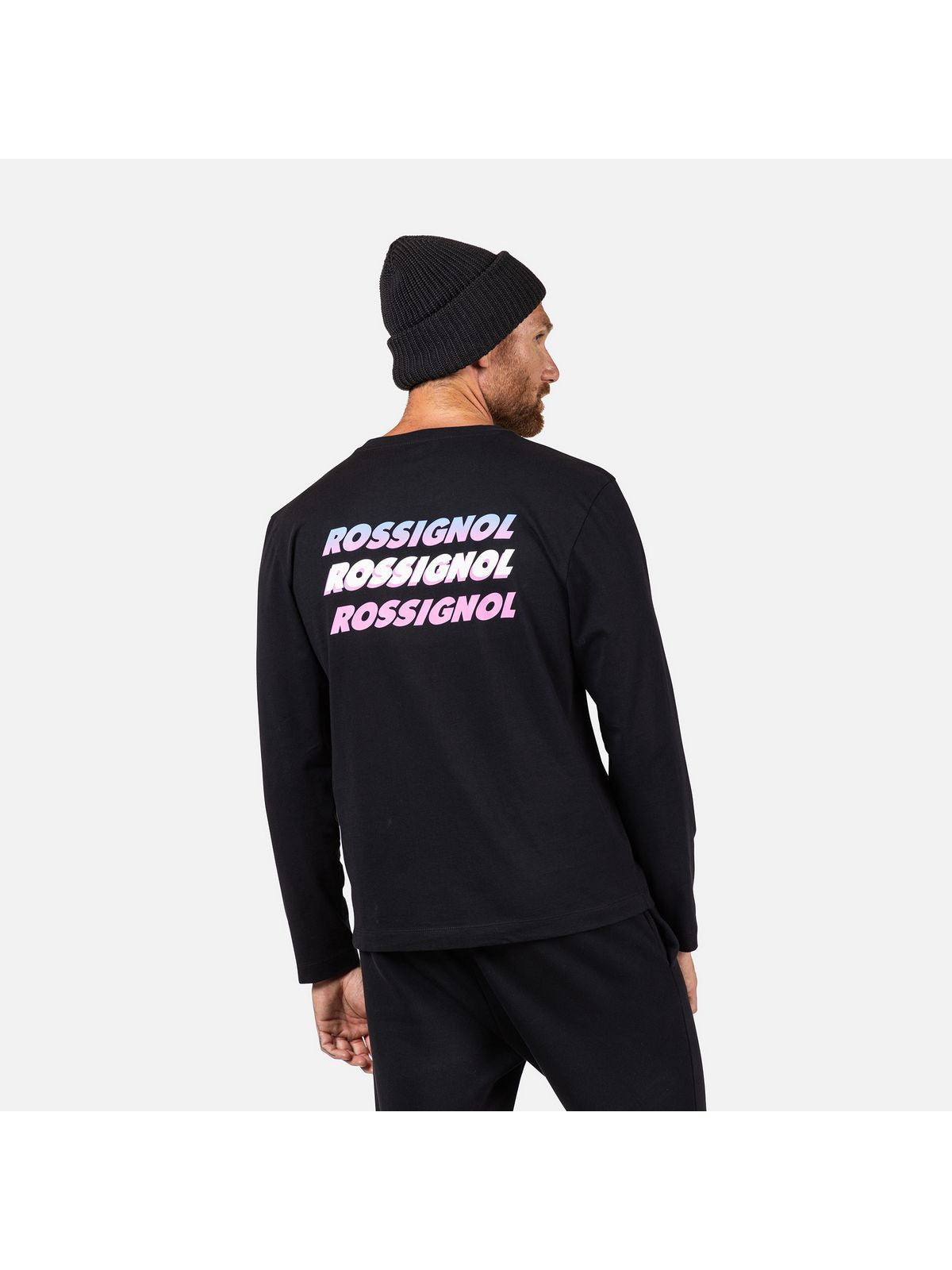 Koszulka męska ROSSIGNOL Long Sleeve Tee czarna