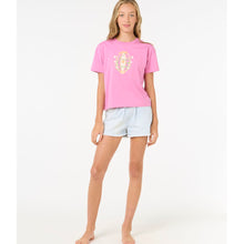 Koszulka RIP CURL Island Surf Crop-Girl różowy
