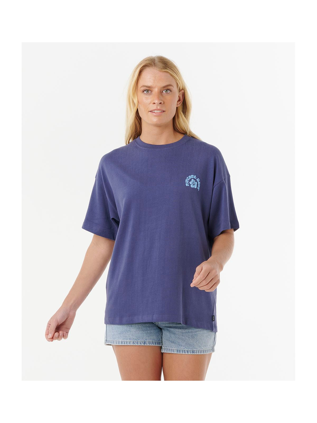 Koszulka RIP CURL LUXE SURF HERITAGE TEE granatowa
