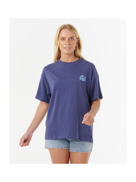 Koszulka RIP CURL LUXE SURF HERITAGE TEE granatowa
