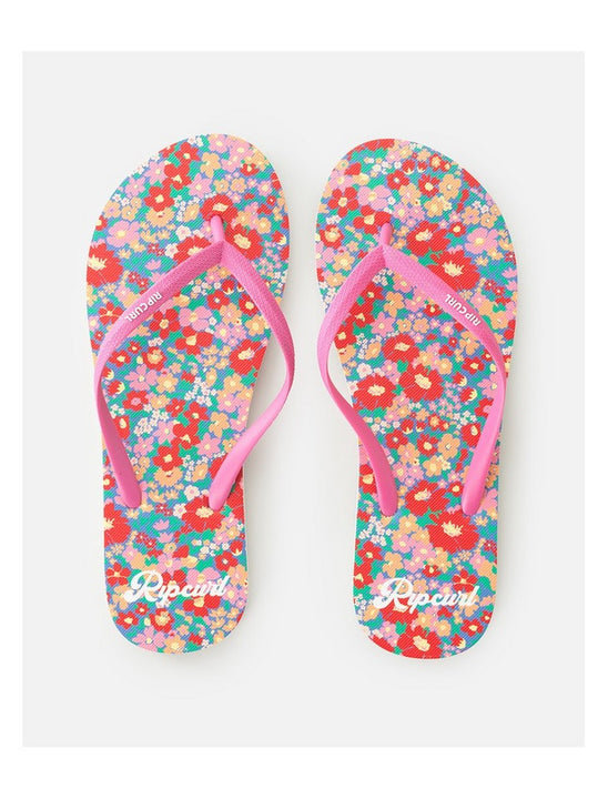 Japonki plażowe RIP CURL Mixed Bloom Open Toe różowe
