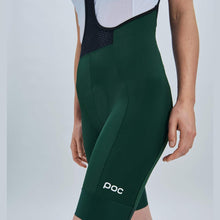 Spodenki rowerowe damskie POC W’s Cadence Bib Shorts zielony - Adventure Sports
