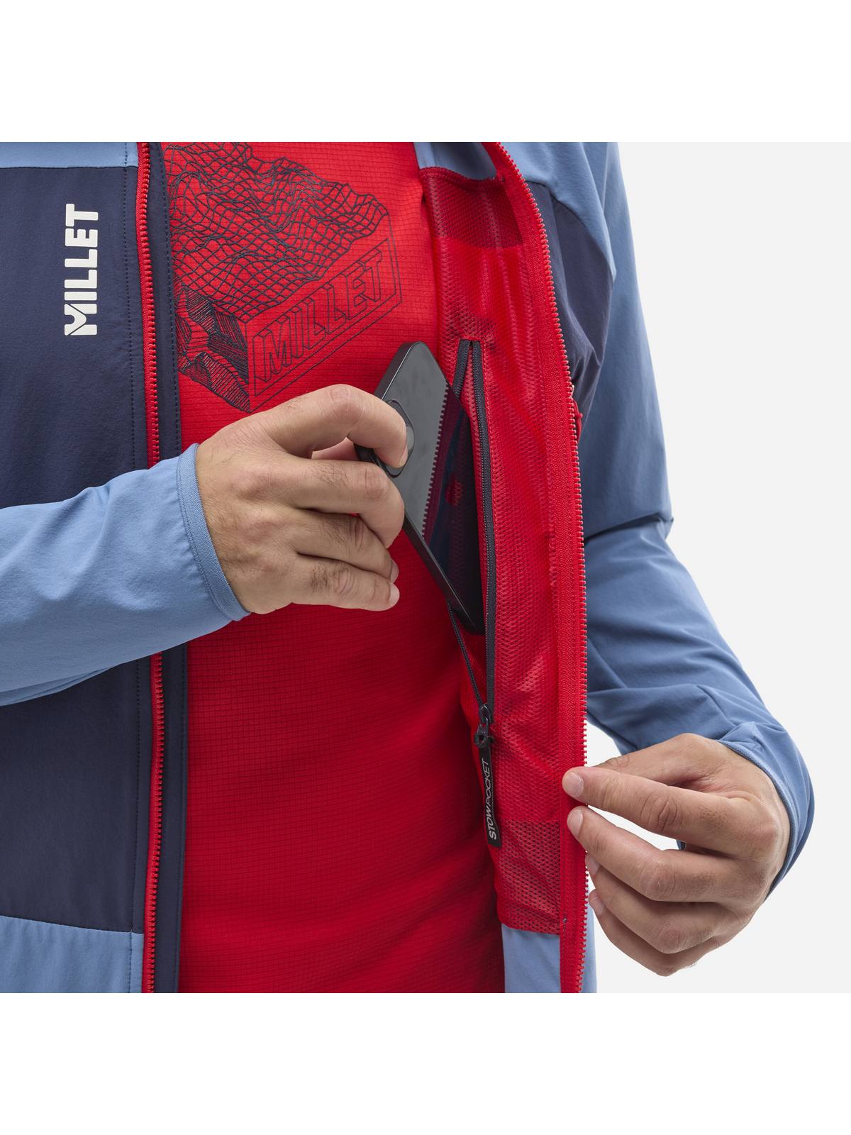 Kurtka MILLET FUSION XCS HOODIE M niebieski - Adventure Sports