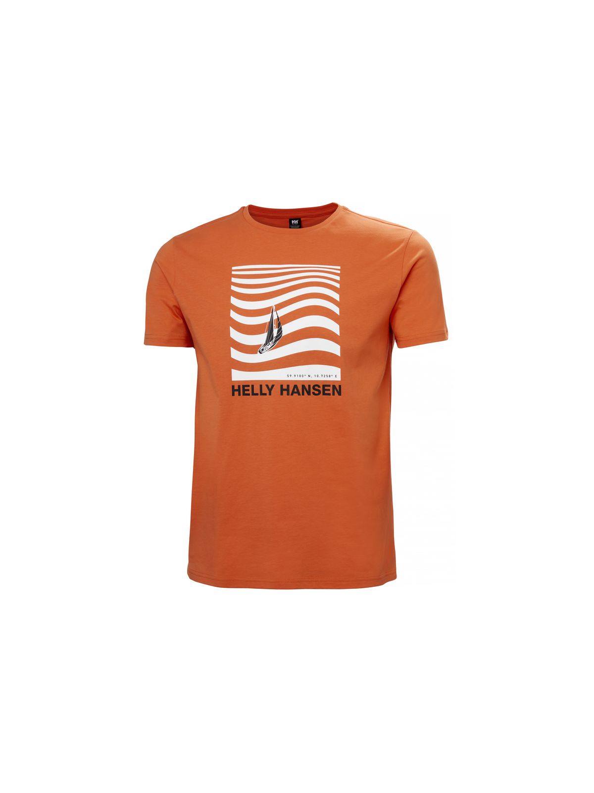Koszulka HELLY HANSEN SHORELINE T-SHIRT 3. pomarańczowy - Adventure Sports