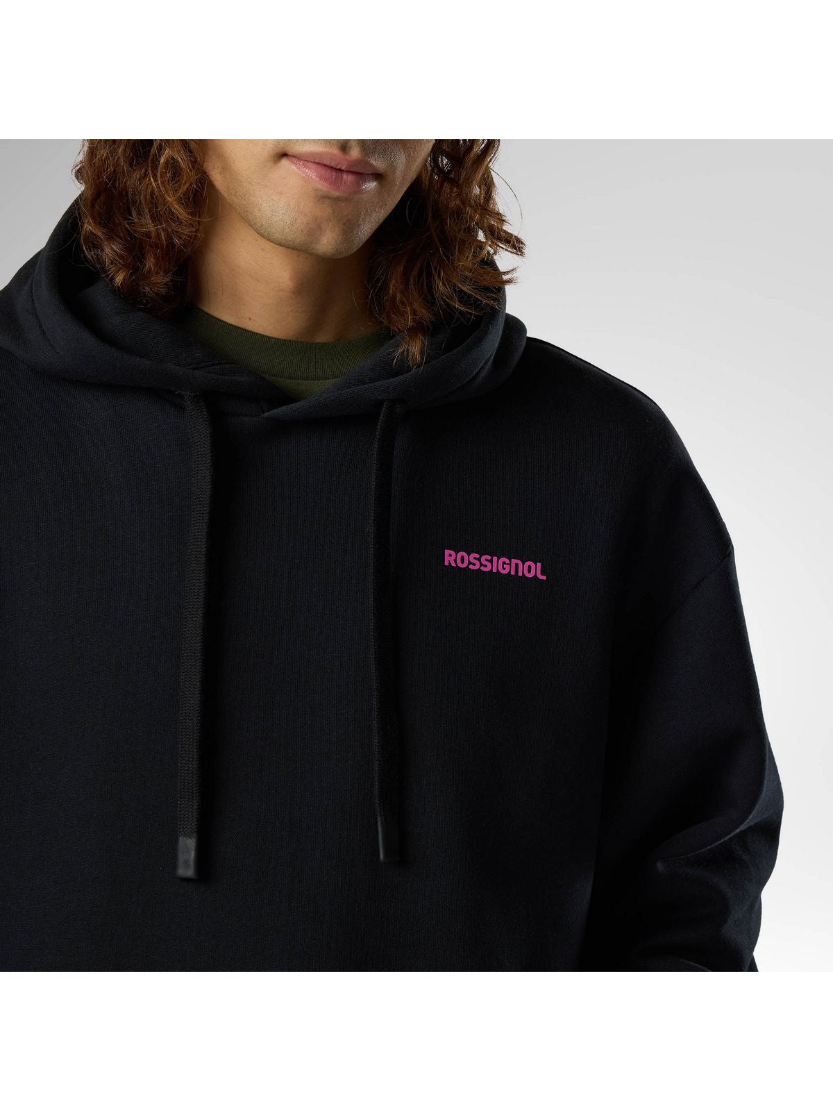 Bluza męska ROSSIGNOL M Waterfall Relax Hoodie czarna