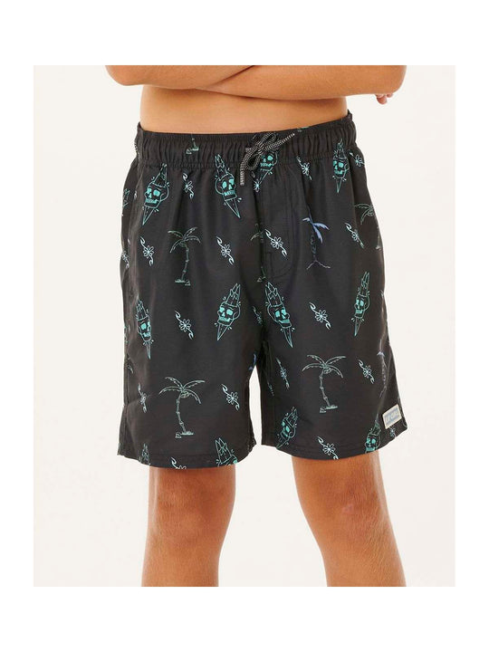 Boardshorty chłopięce RIP CURL Eternal Shred Mesh Volley-Boy czarne
