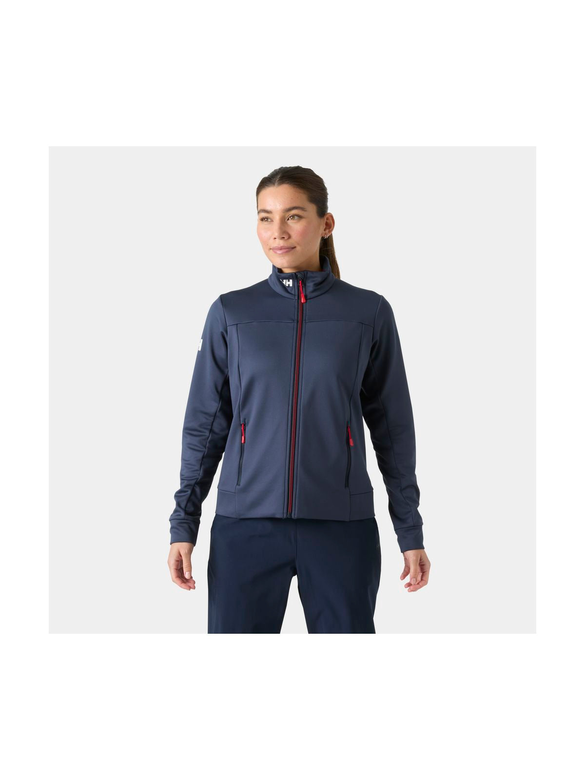 Bluza damska HELLY HANSEN W Crew Fleece Jacket granatowa
