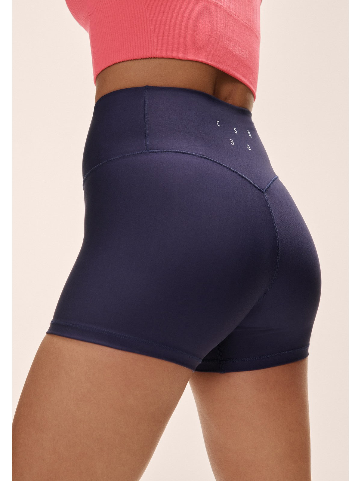 Legginsy damskie Ultra High Waist Hot Pant fioletowy