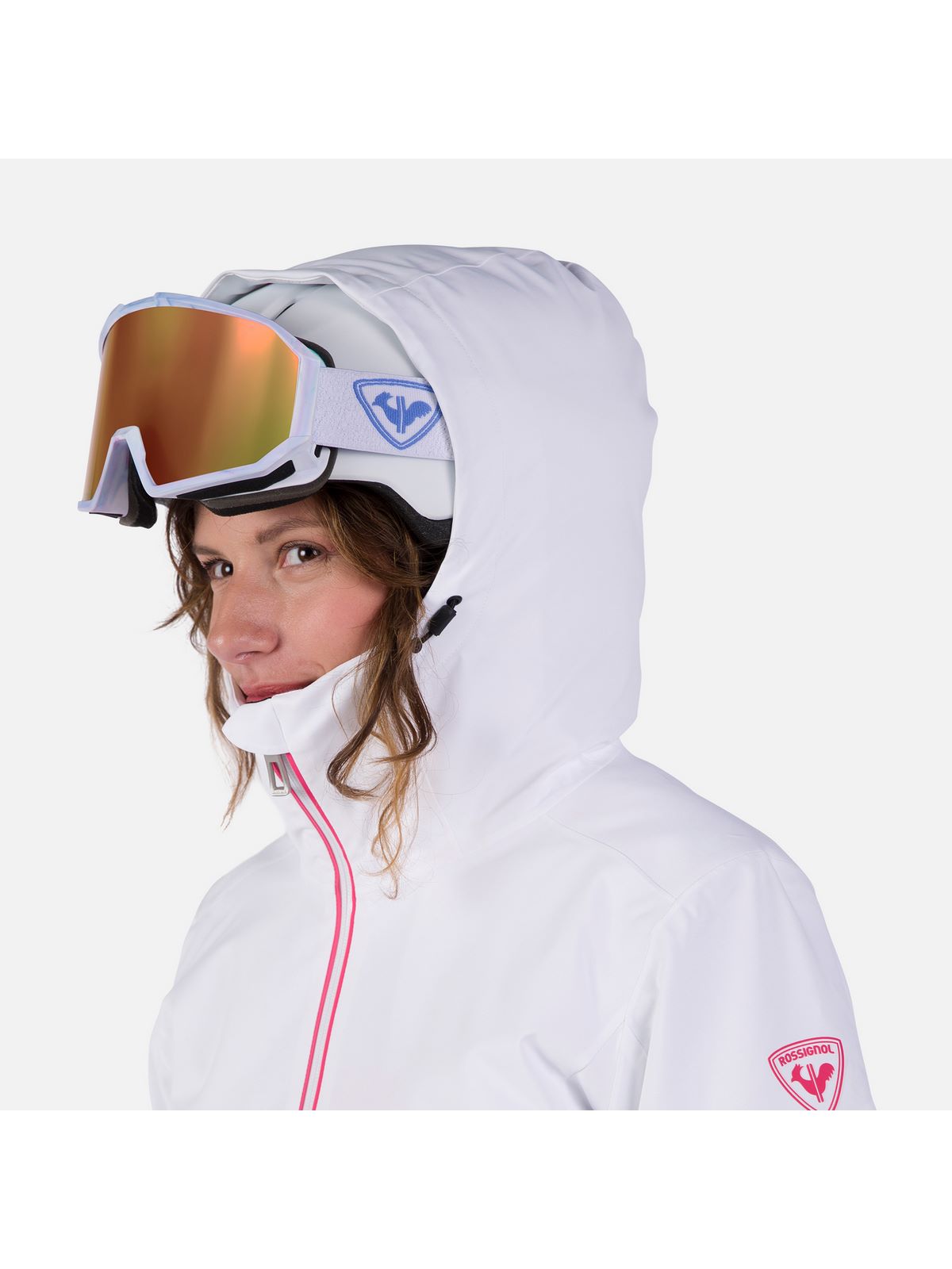 Kurtka narciarska damska ROSSIGNOL W Strawpile Jkt biały