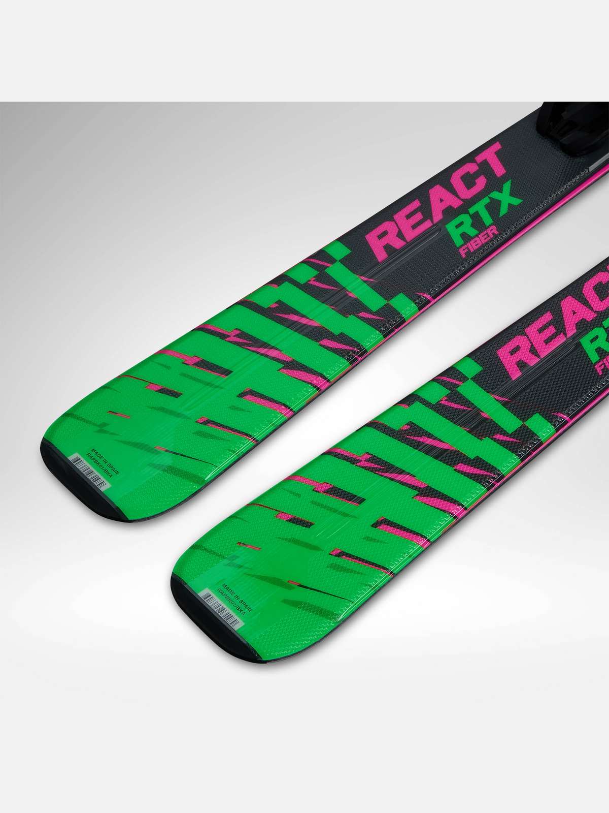 Narty ROSSIGNOL React Rtx Xpress Rtl + wiązania LOOK Xpress 10 Gw B83 Black