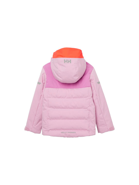 Kurtka narciarska dziecięca HELLY HANSEN K Vertical Ins Jacket kolor różowy
