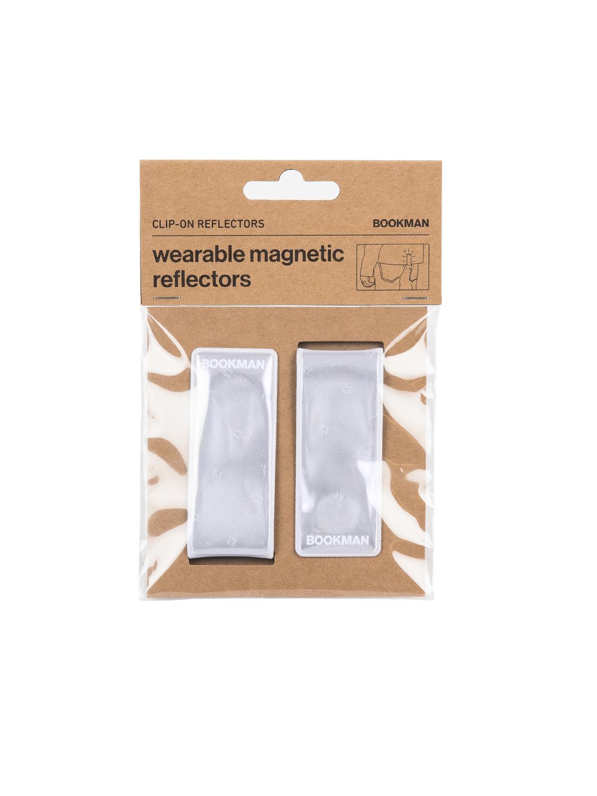 Klip BOOKMAN Clip-on Reflectors biały