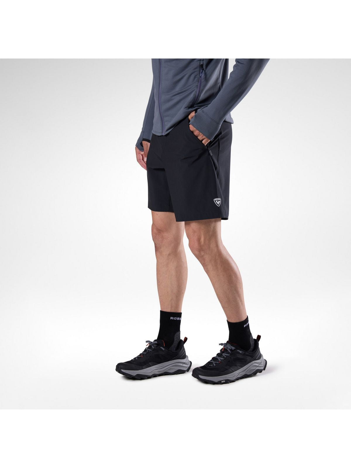 Szorty męskie ROSSIGNOL M Stretch Chino Short 7' czarne