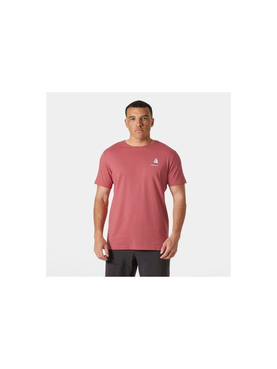 Koszulka HELLY HANSEN SHORELINE T-SHIRT 3. czerwony - Adventure Sports

