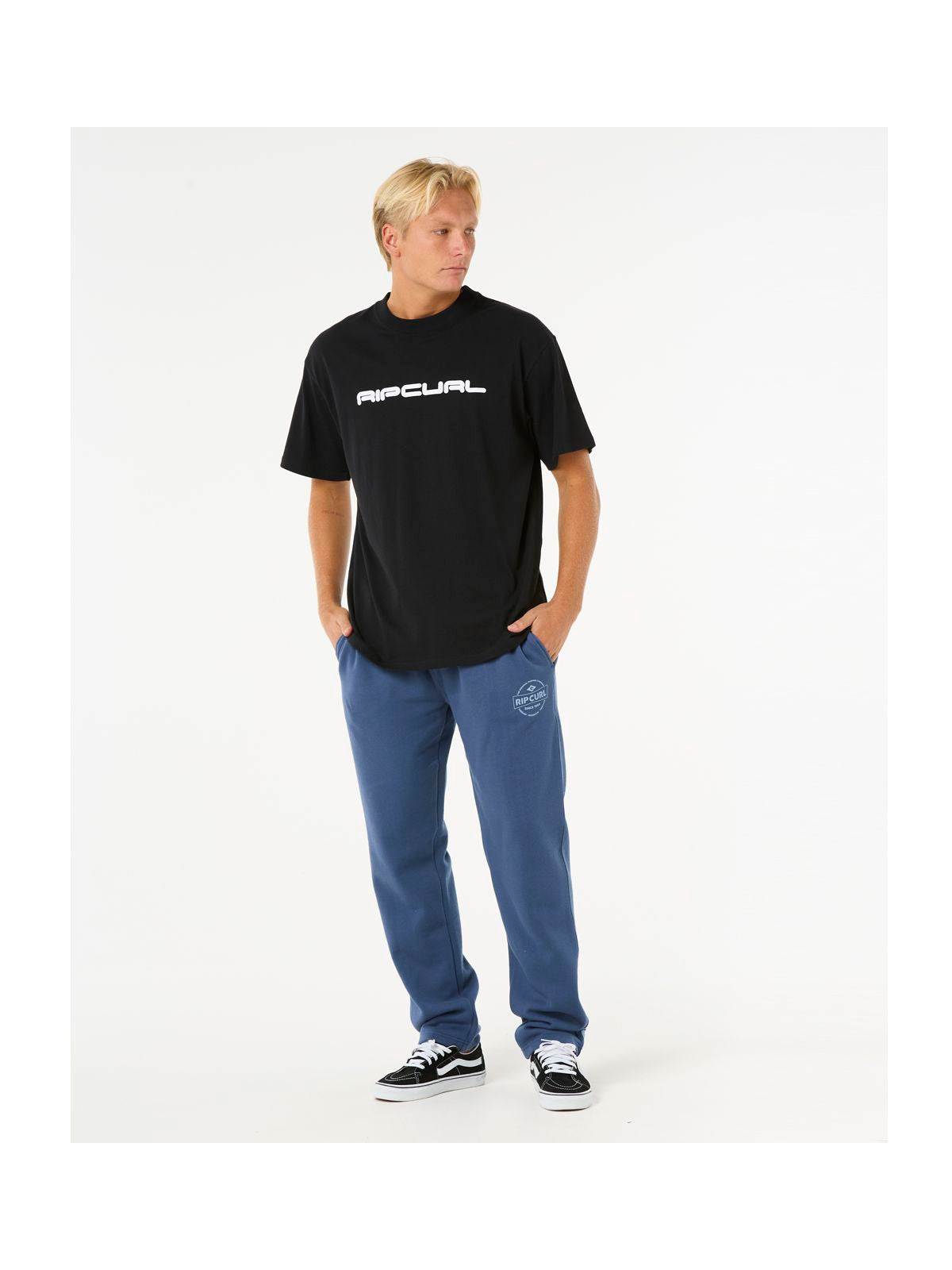 Spodnie dresowe męskie RIP CURL Stapler Trackpant granatowe