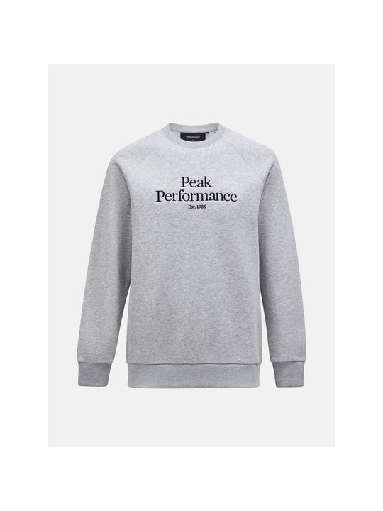 Bluza męska PEAK PERFORMANCE Original Crew szara
