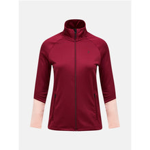 Bluza PEAK PERFORMANCE W Rider Essentials Zip Jacket bordowy
