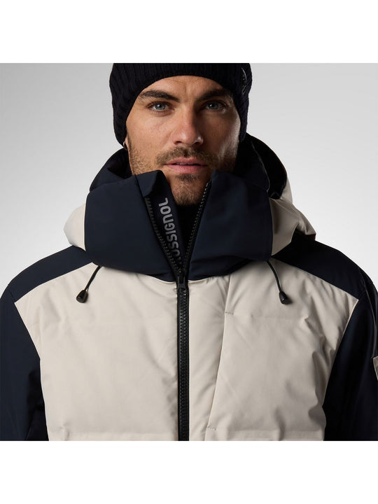 Kurtka narciarska męska ROSSIGNOL M Snowblaze Down Cb Ski Jacket szara
