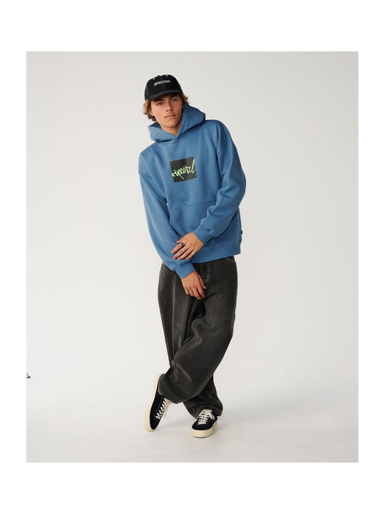 Bluza męska RIP CURL Rip Script Icon Hood niebieska
