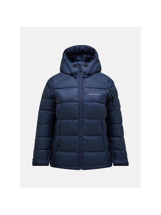 Kurtka puchowa Peak Performance W Frost Down Jacket granatowy
