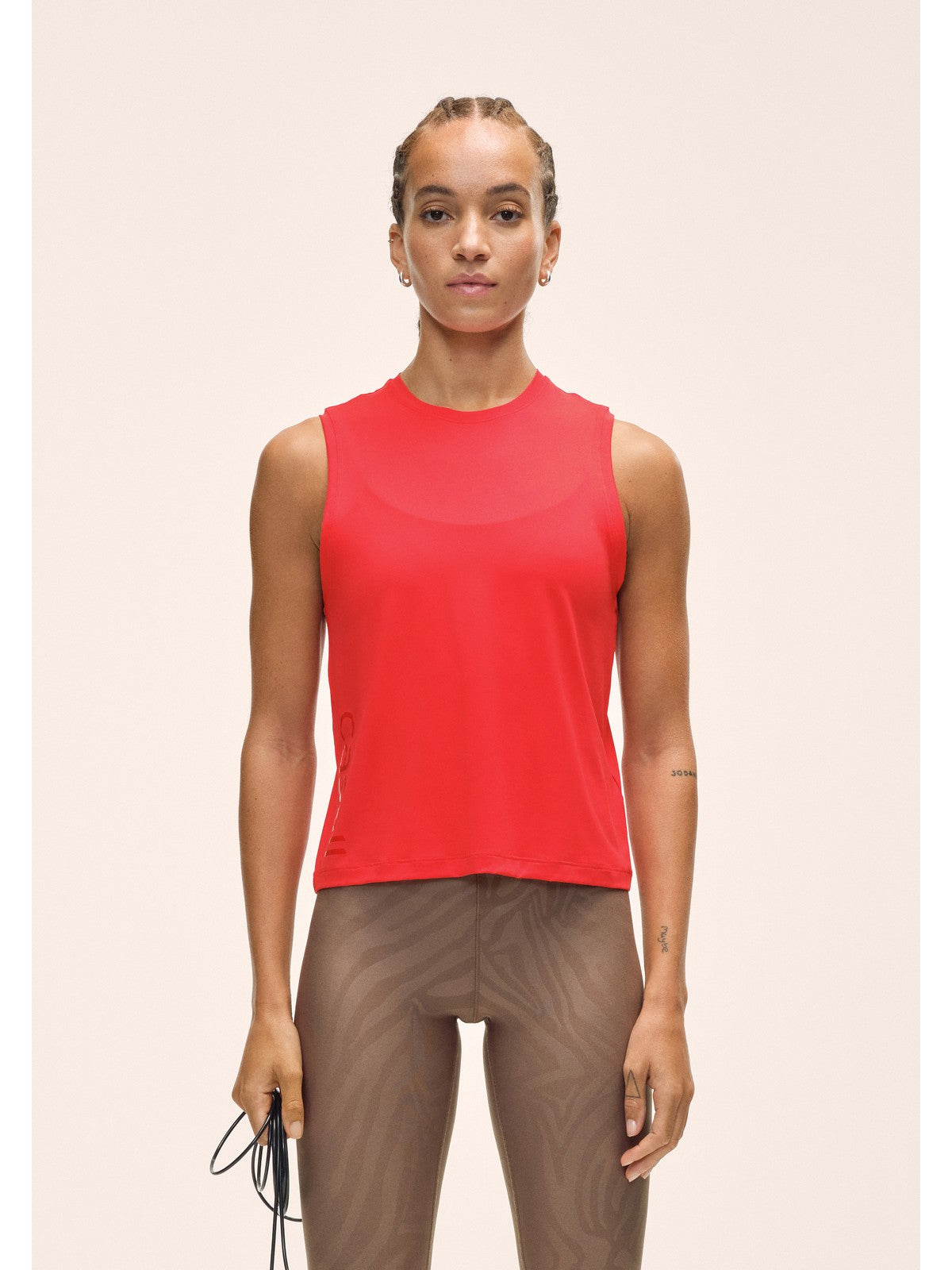 Koszulka treningowa damska CASALL Graphic Tank kolor czerwony