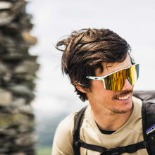 Okulary fotochromowe Julbo Edge - miętowy | Reactiv Light Amplifier cat 1-3 - L - Adventure Sports
