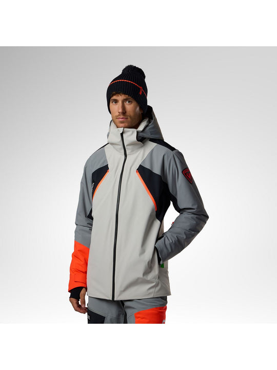 Kurtka narciarska męska ROSSIGNOL M Hero 4Ws Insulated Ski Jkt szara
