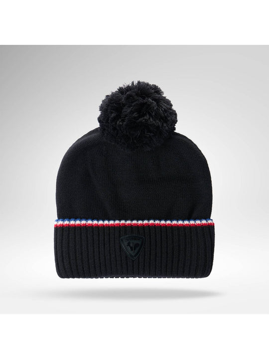 Czapka ROSSIGNOL Snowblaze Pompom Beanie czarna
