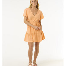 Sukienka letnia RIP CURL Cala Vadella S/S Cover Up pomarańczowa
