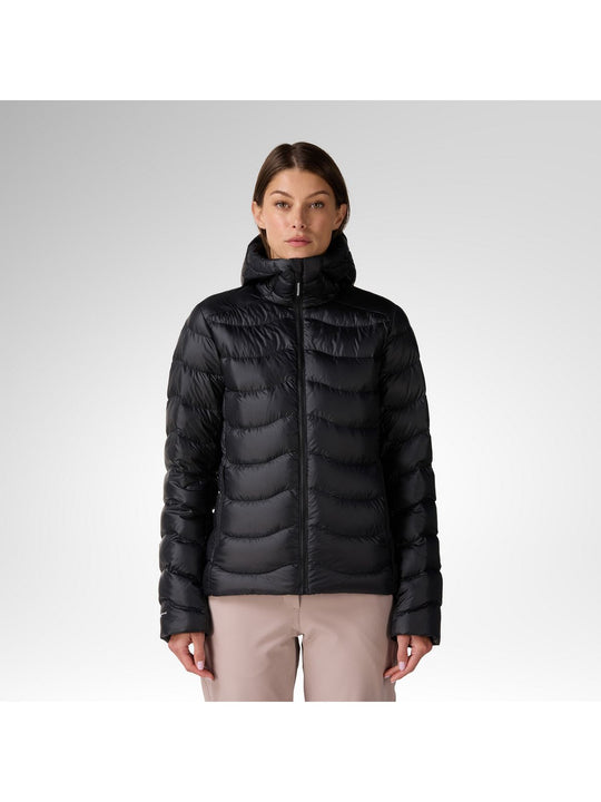 Kurtka narciarska damska ROSSIGNOL W Verok Down Hoodie Jacket czarna
