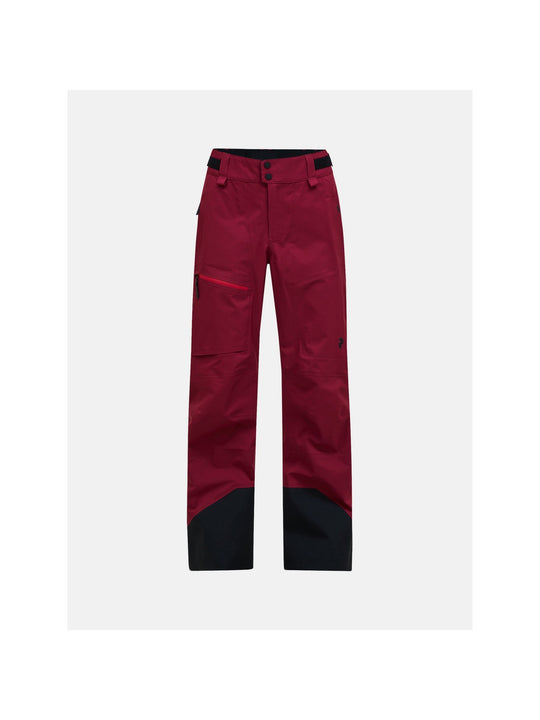 Spodnie PEAK PERFORMANCE W Alpine Gore-Tex 3L Pants bordowy
