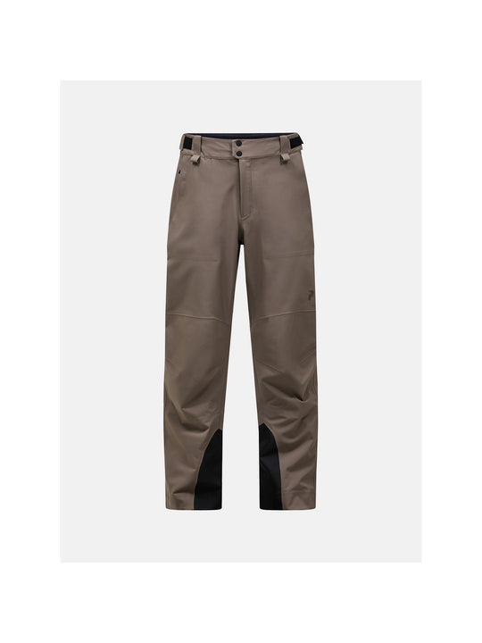 Spodnie narciarskie męskie PEAK PERFORMANCE Maroon HIPE 3L Shell Pants brązowe
