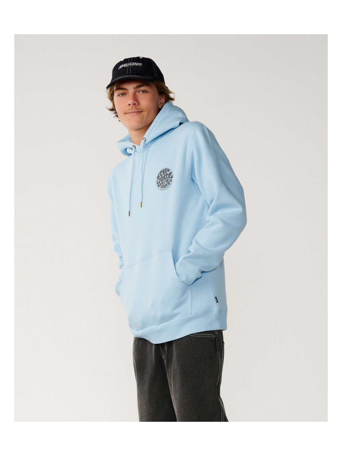 Bluza męska RIP CURL Wetsuit Icon Hood niebieska