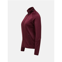 Bluza damska PEAK PERFORMANCE Rider Essentials Midlayer Zip Jacket bordowa
